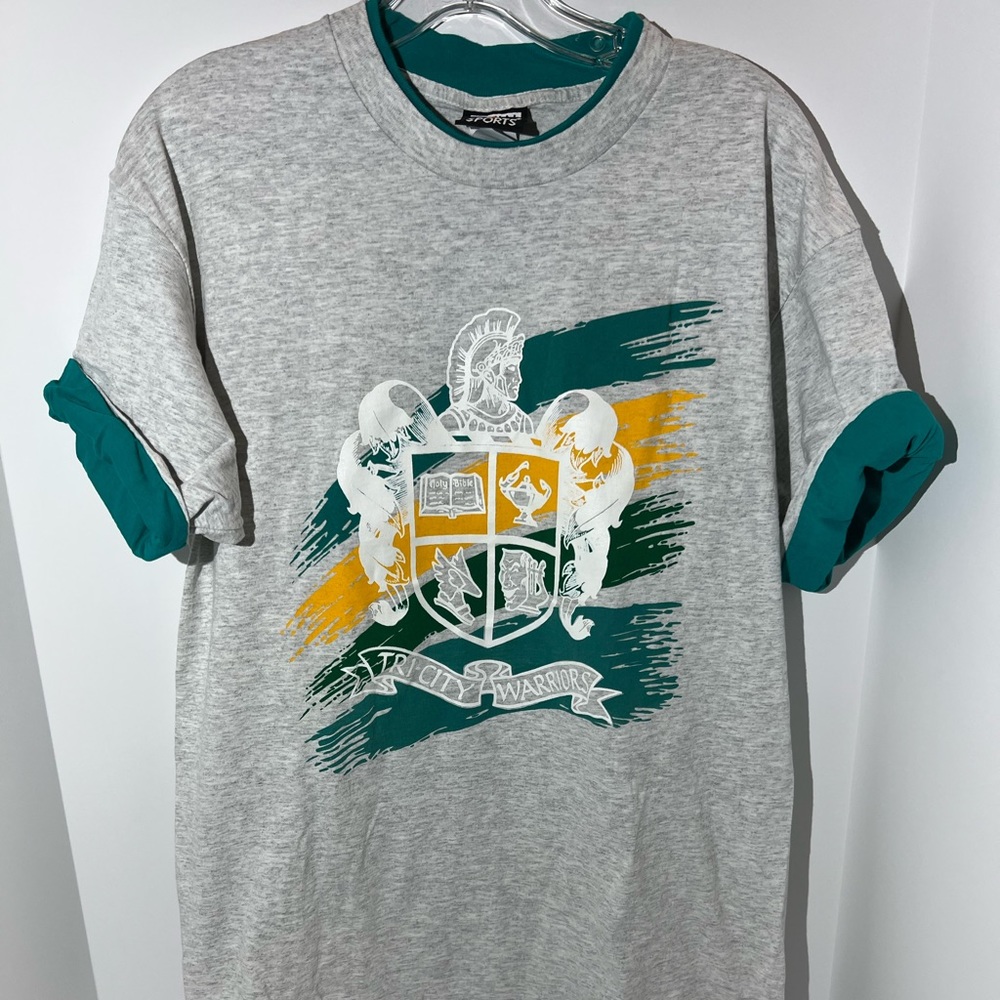 Vintage Tri-City warrior shirt,‎ size large